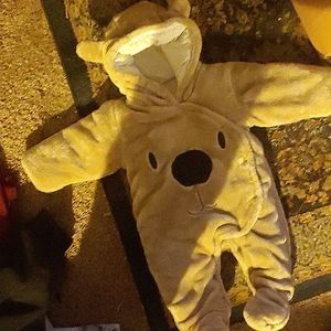 3 month baby warm winter jumpsuit